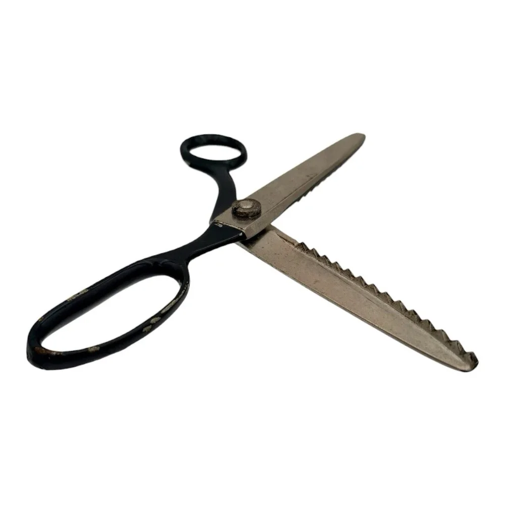 VTG 1930s J Wiss & Sons Pinking Shears Zig-Zag Cut Model C 3.5